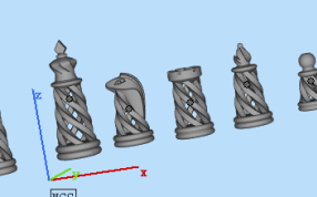 螺旋底座国际象棋设计