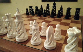 国际象棋模型实物图