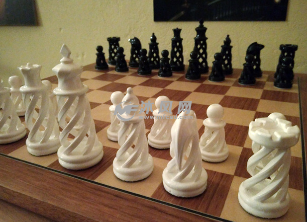 国际象棋模型实物图