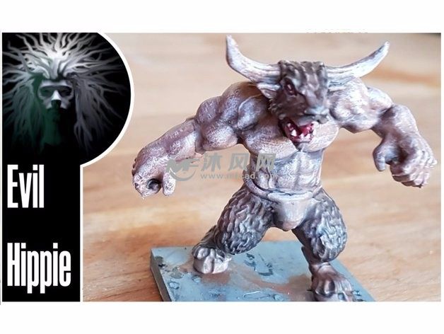 人身牛头实物图