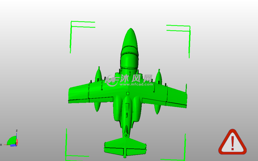  萨博105教练机俯视图