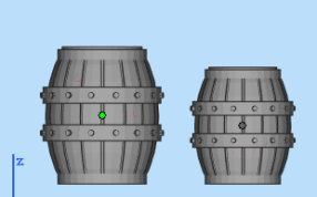 中世纪酒桶三维模型