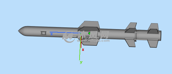 鱼叉导弹直观图