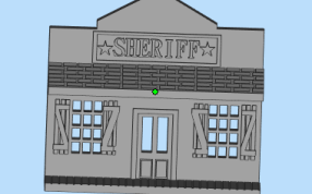 西部警长背景墙整体图