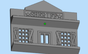 西部游戏背景墙细节图