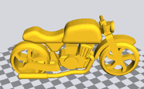 摩托车3d打印模型