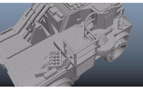 双足飞龙战车局部图