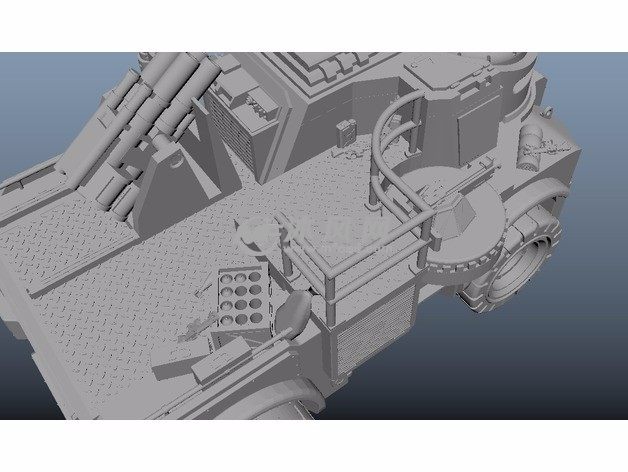双足飞龙战车局部图
