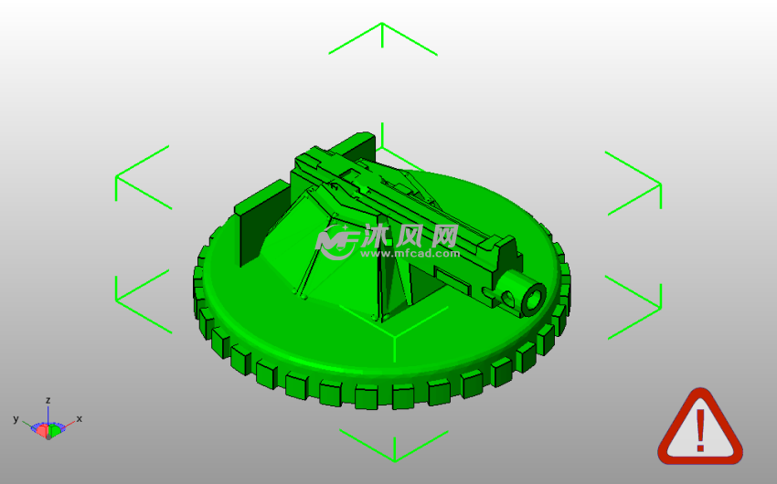 双足飞龙战车炮台