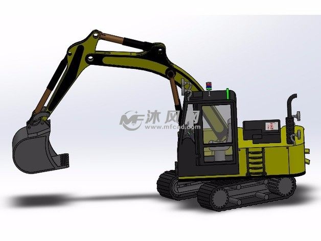 挖掘机实物图