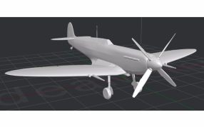 侦查无人机效果图