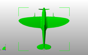 侦查无人机俯视图