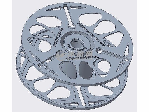 3D打印线盘实物图