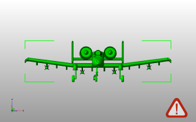 A-10攻击机主视图