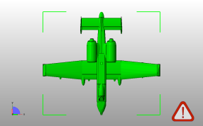 A-10攻击机俯视图