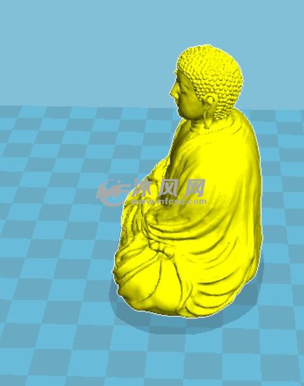 佛祖模型侧面