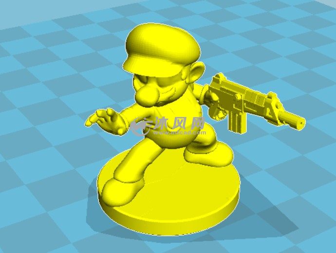 持枪马里奥正面