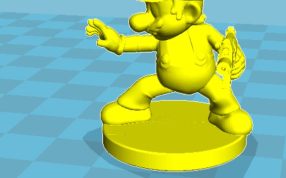 持枪马里奥侧面