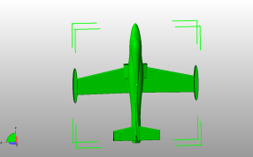 MB326飞机俯视图