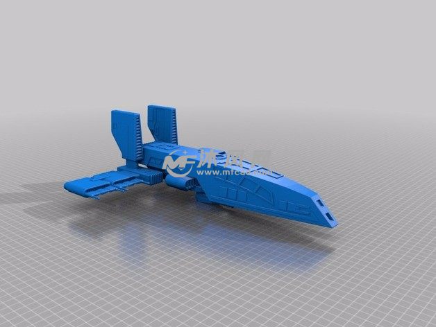 HWK-290战斗机斜视图