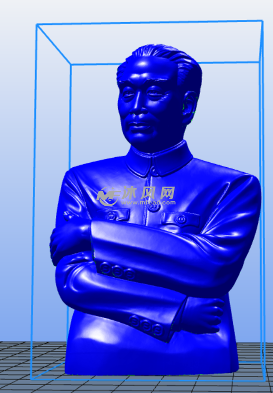 周总理模型正面