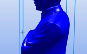 周总理模型侧面