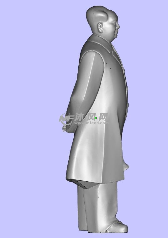 毛主席模型侧面