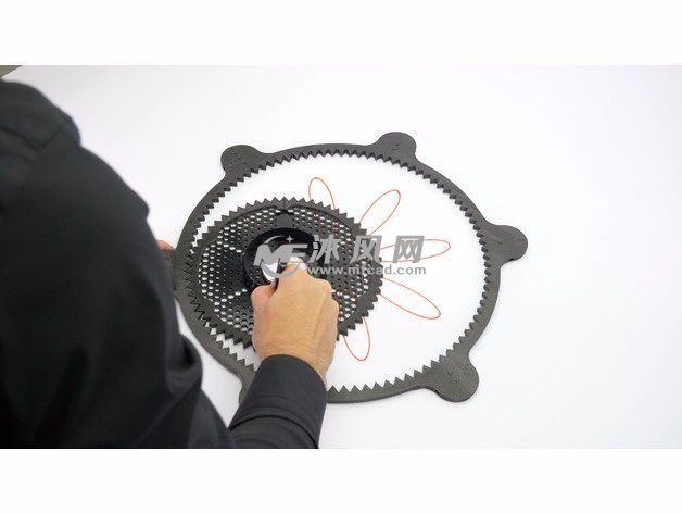 旋转绘图仪实物图