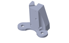 kossel800水平探针底座三维