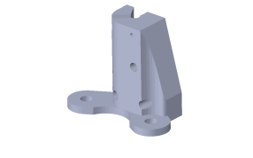 kossel800水平探针底座侧面