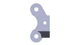 kossel800水平探针底座俯视