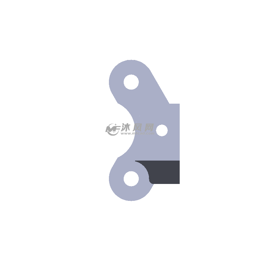 kossel800水平探针底座俯视