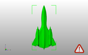 黑鸟战斗机俯视图