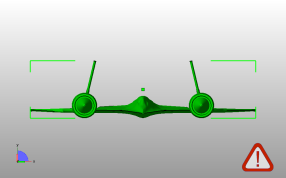 黑鸟战斗机主视图