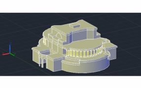 芭蕾舞歌剧院透视图