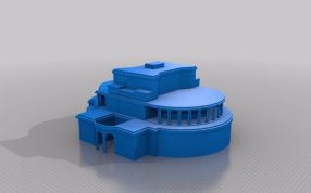 芭蕾舞歌剧院斜视图