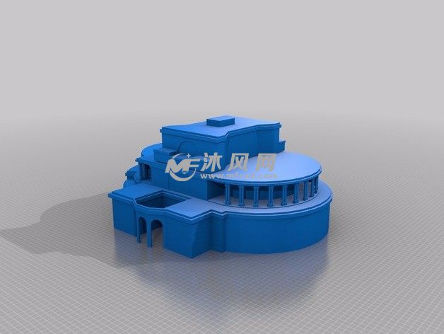 芭蕾舞歌剧院斜视图