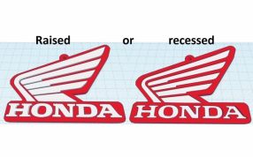 本田钥匙链打印图