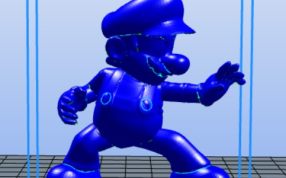 马里奥模型侧面