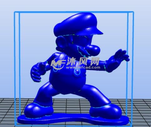 马里奥模型侧面