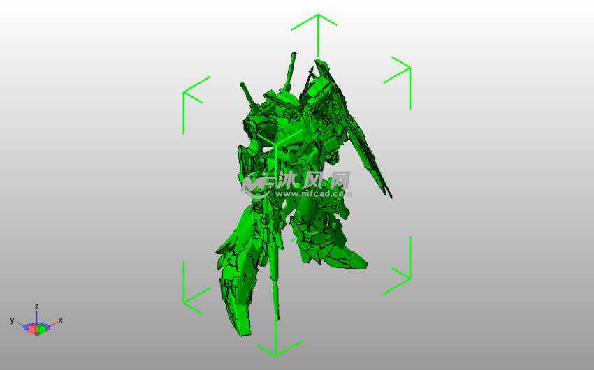 变形金刚斜视图