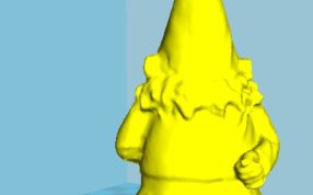 圣诞老人模型后面