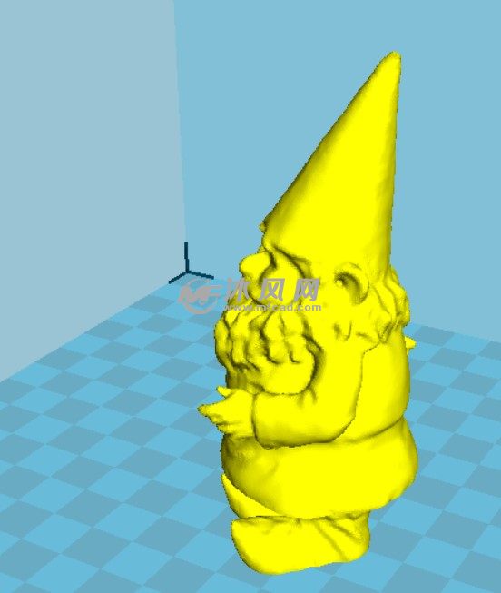 圣诞老人模型侧面