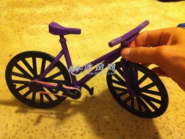 自行车组装实物