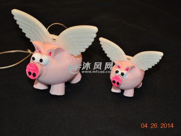 飞天猪打印模型