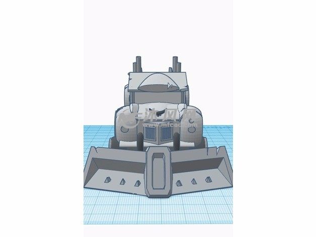 除雪机模型主视图