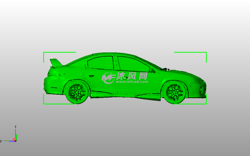 道奇SRT4侧视图