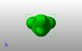 复活节岛石像俯视图