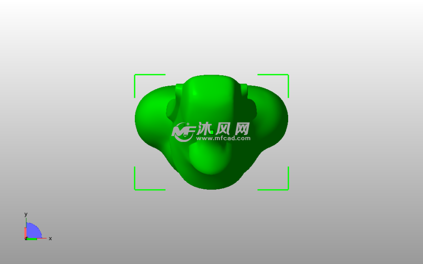 复活节岛石像俯视图