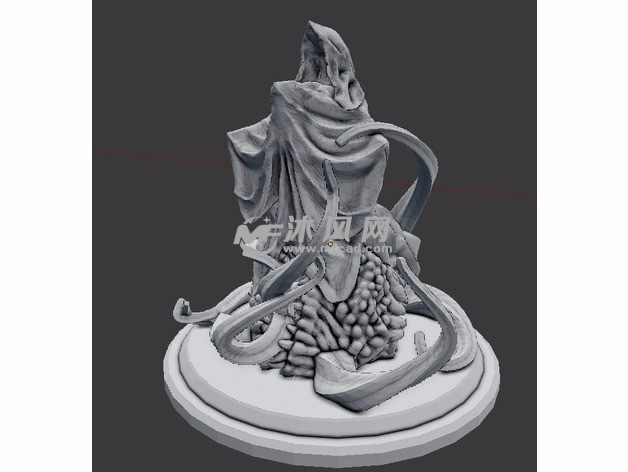 旧日支配者哈斯塔斜视图